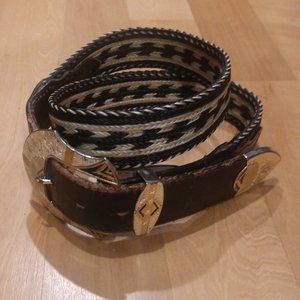 Horse hair belt